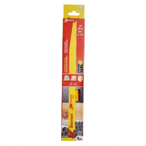 Starrett BT12610-5 brzeszczoty uniwersalne do pił 6-10tpi 305mm 5szt