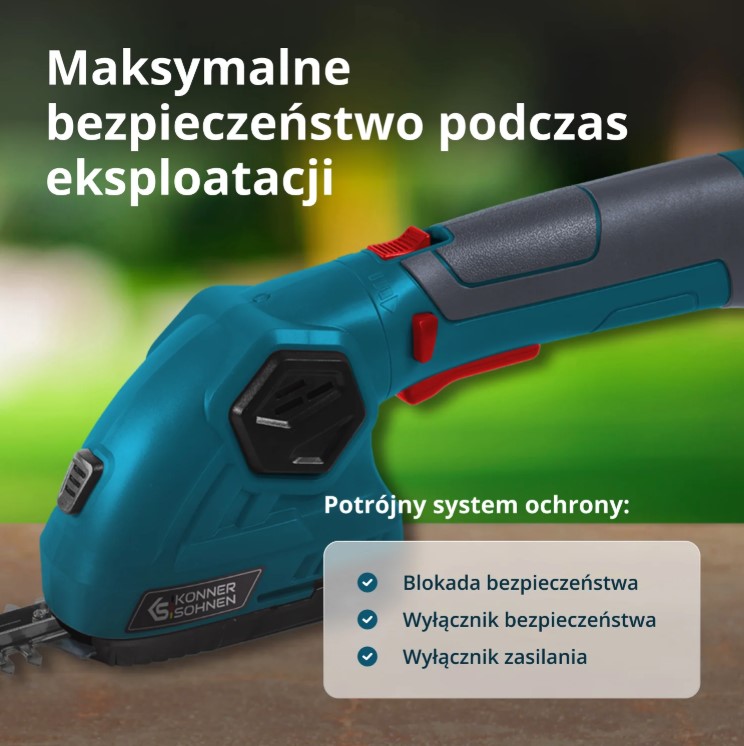 Könner &amp; Söhnen Ks Sht-8v Nożyce Akumulatorowe 2w1