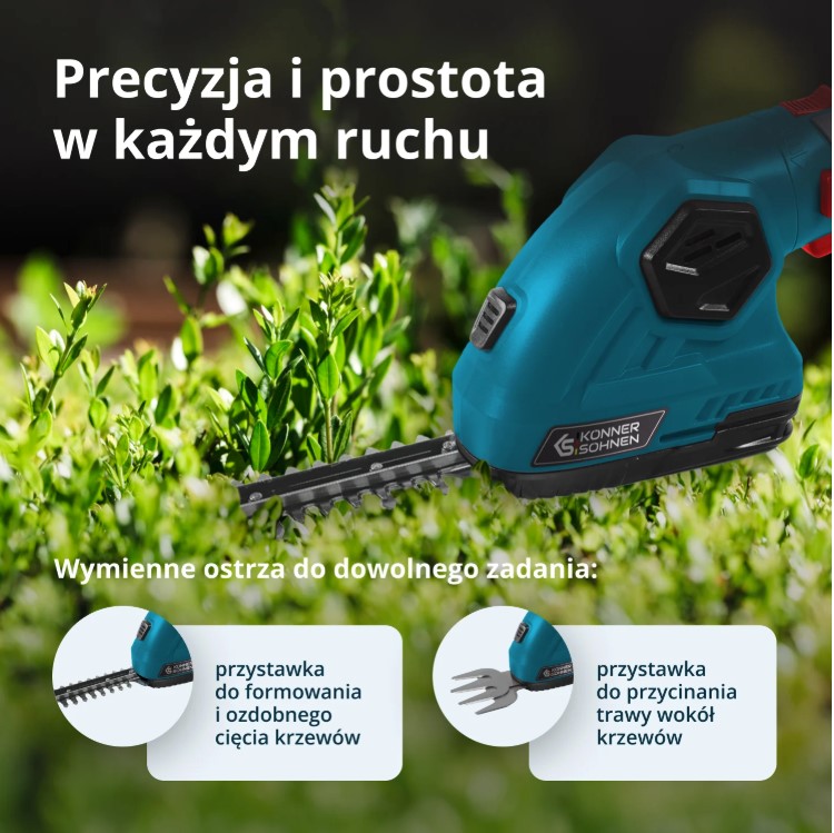 Könner &amp; Söhnen Ks Sht-8v Nożyce Akumulatorowe 2w1