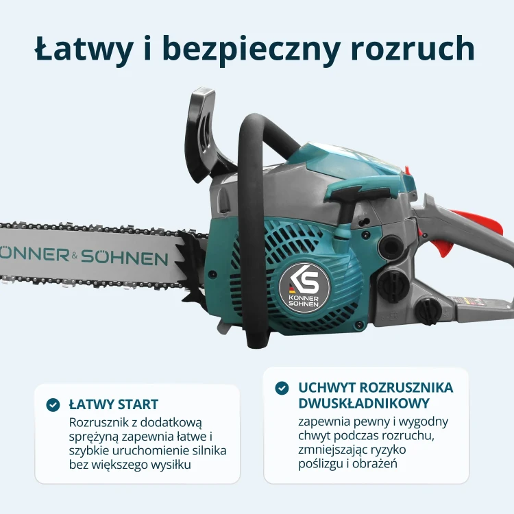 Könner &amp; Söhnen Ks Cs20g-16 Piła Spalinowa 40cm 2,1km