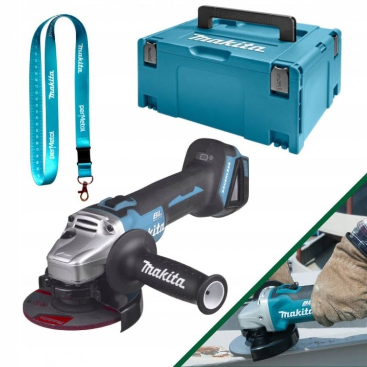 Makita Dga504zj Akum. Szlifierka Kątowa Lxt + Makpac + Smycz