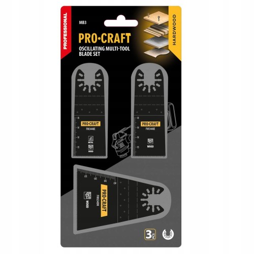 Procraft Mb3 Akcesoria Do Multitoola Ostrza Bim Hcs
