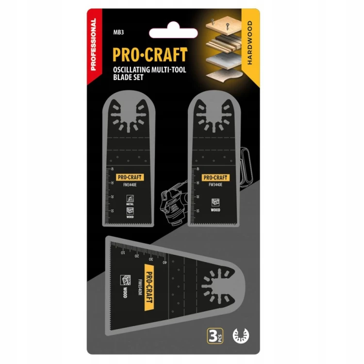 Procraft Mb3 Akcesoria Do Multitoola Ostrza Bim Hcs