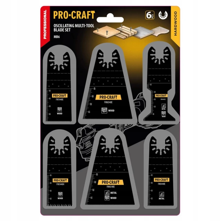 Procraft Mb6 Akcesoria Do Multitoola Drewno Metal
