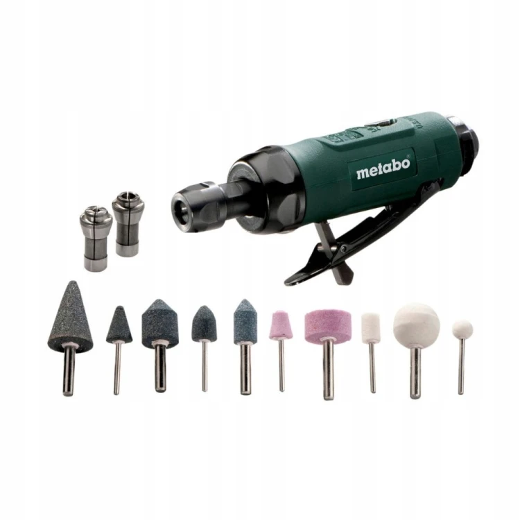Metabo 604116500 Dg 25 Set Pneumatyczna Szlifierka Prosta + Akcesoria