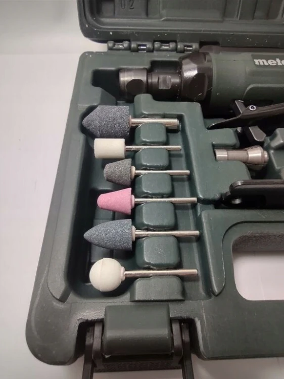 Metabo 604116500 Dg 25 Set Pneumatyczna Szlifierka Prosta + Akcesoria