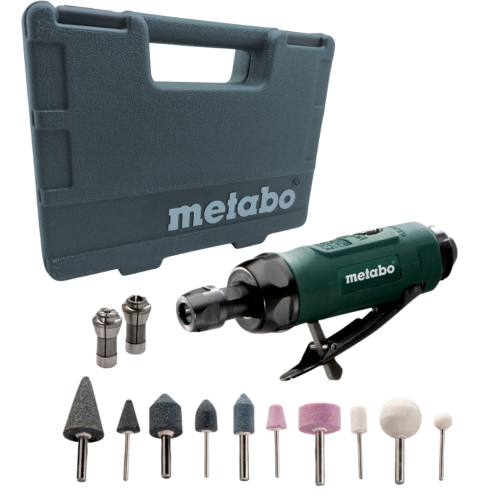 Metabo 604116500 Dg 25 Set Pneumatyczna Szlifierka Prosta + Akcesoria