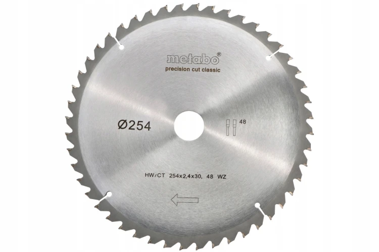 Metabo Tarcza Do Drewna 254x30 48z Wz Kgs 254 M