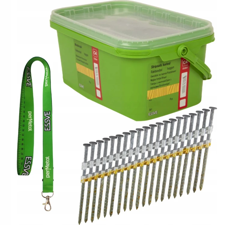Essve 772465 Gwoździe Do Gwoździarki Nacinane Na Taśmie 21*2,8x75 1300szt