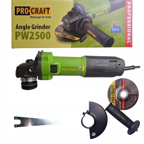 Procraft Pw2500 Szlifierka Kątowa 1500w 125mm