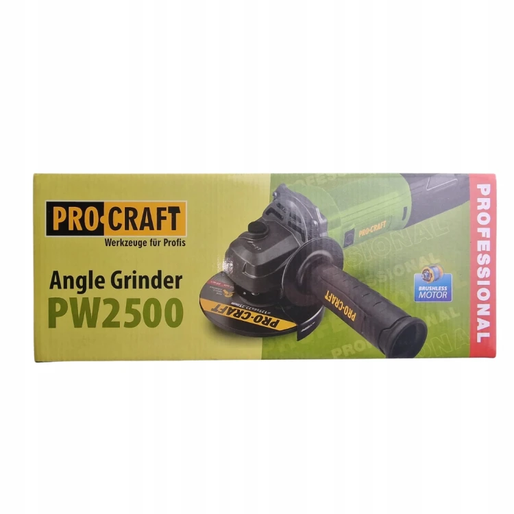 Procraft Pw2500 Szlifierka Kątowa 1500w 125mm