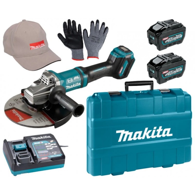 Makita GA038GT201 40V XGT szlifierka kątowa