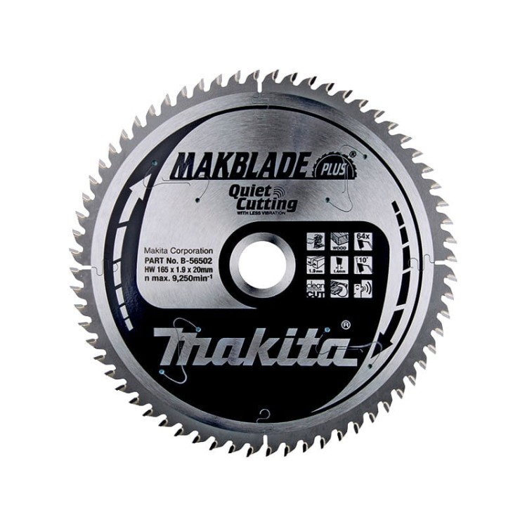 Makita B-56502 tarcza do drewna 165mm 64Z