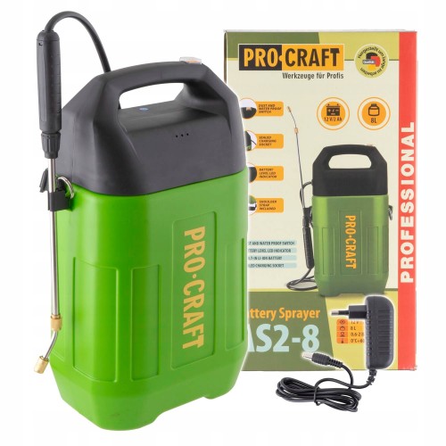 Procraft As2-8 Opryskiwacz Ogrodowy Akumulatorowy 8