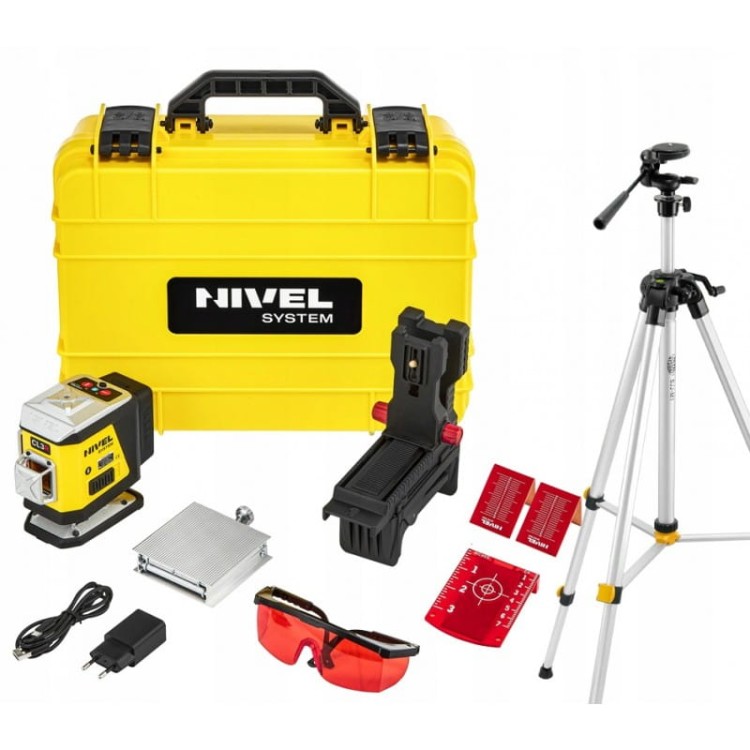 Nivel System CL3R laser  krzyżowy 3x360 zestaw + statyw