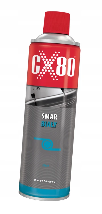 Cx80 Smar Biały 500ML Aerozol Smar Do Zawiasów Zamków
