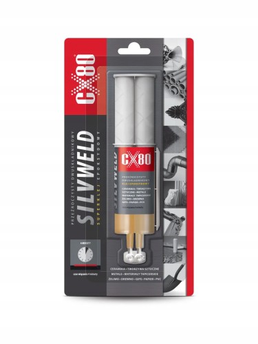 Cx80 Silv Weld Klej Epoksydowy Przeźroczysty 24ML