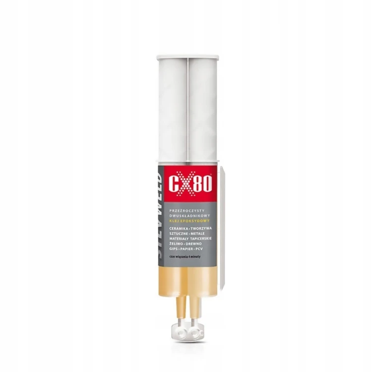 Cx80 Silv Weld Klej Epoksydowy Przeźroczysty 24ML