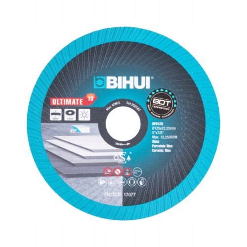 Bihui Dpd125 Tarcza Diamentowa Do Ukosowania 125mm