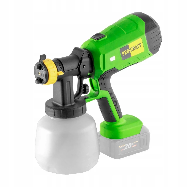 Procraft Pse40bb Pistolet Natryskowy Do Malowania Akumulatorowy