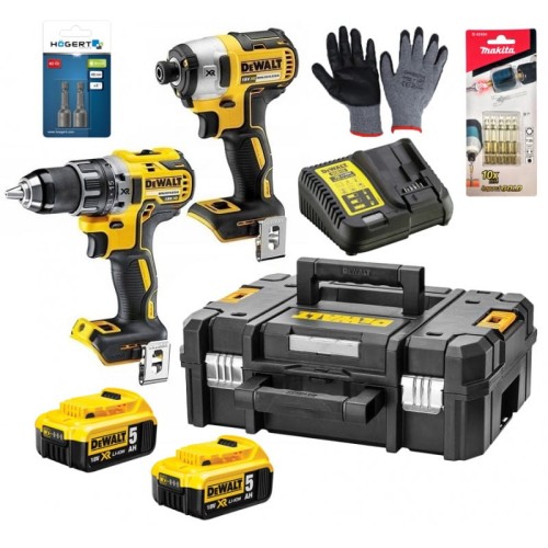 DeWalt DCK268P2T-QW Zestaw DCD791 DCF887 2x5.0Ah