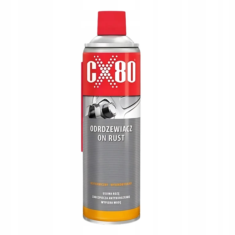Cx80 On Rust Odrdzewiacz Błyskawiczny Penetrujący On Rust 500ML Duo Spray