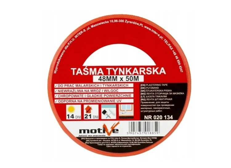 Motive Taśma Tynkarska 48mm 50m Do Elewacji
