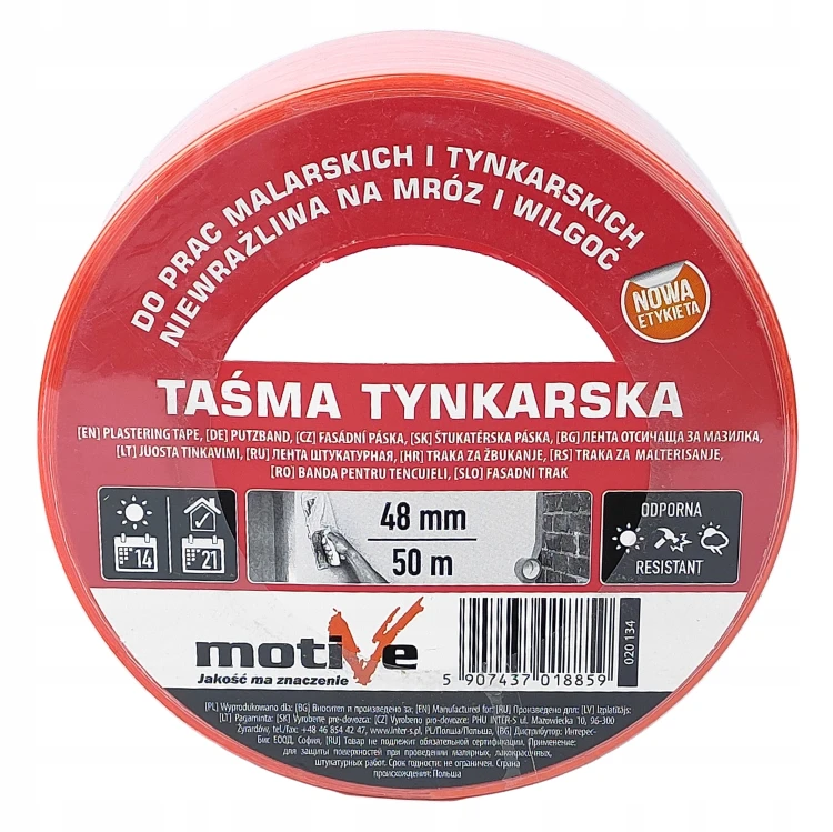 Motive Taśma Tynkarska 48mm 50m Do Elewacji