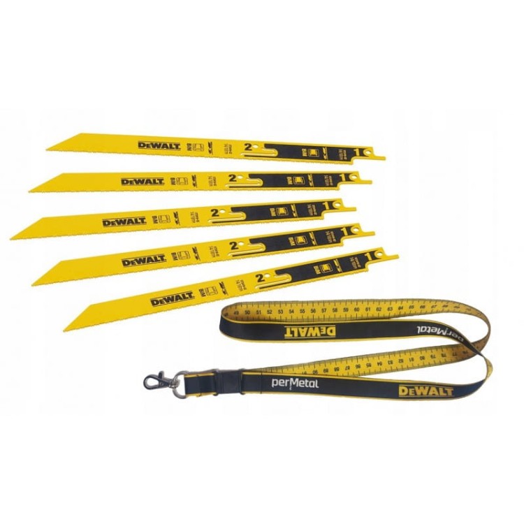 Dewalt DT2416  Brzeszczoty Łamane 230mm 5 Szt Metal