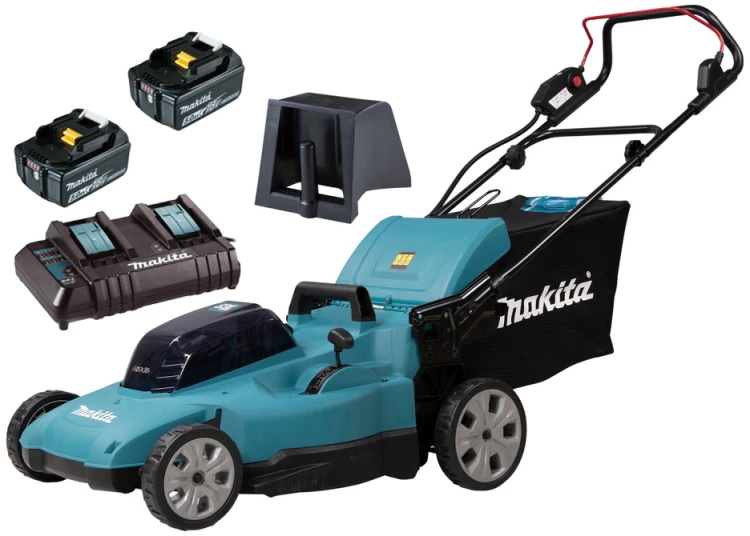 Makita dlm538ct2 kosiarka akumulatorowa 53cm mulczowanie 2x18v 70l