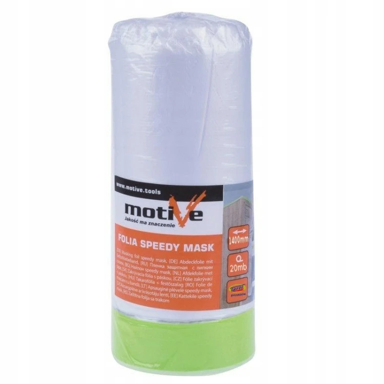 Motive Folia Speedy Mask Comfort 140cm 20m Z Taśmą Maskującąc