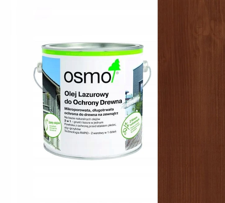Osmo Olej Lazurowy Do Drewna 727 Palisander 2,5l UV Zewnętrzny