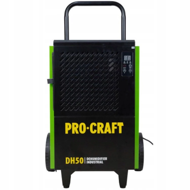 Procraft Dh50 Przemysłowy Osuszacz Powietrza 50l 24h 900w 350m3/H
