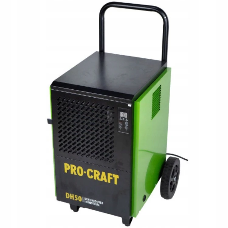 Procraft Dh50 Przemysłowy Osuszacz Powietrza 50l 24h 900w 350m3/H