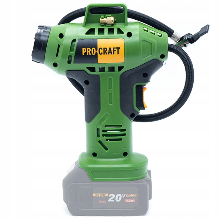 Procraft Lk20 Kompresor Akumulatorowy 20v LCD 11ATM