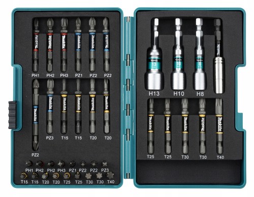 Makita E-26179 Zestaw Bitów Impact Premier 38 Szt pH Pz Torx Nasadki