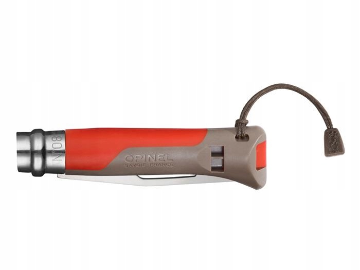 Opinel 08 Nóż Turystyczny Składany Stal Inox Outdoor Gwizdek 110db