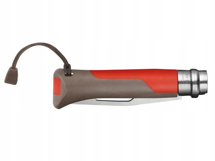 Opinel 08 Nóż Turystyczny Składany Stal Inox Outdoor Gwizdek 110db
