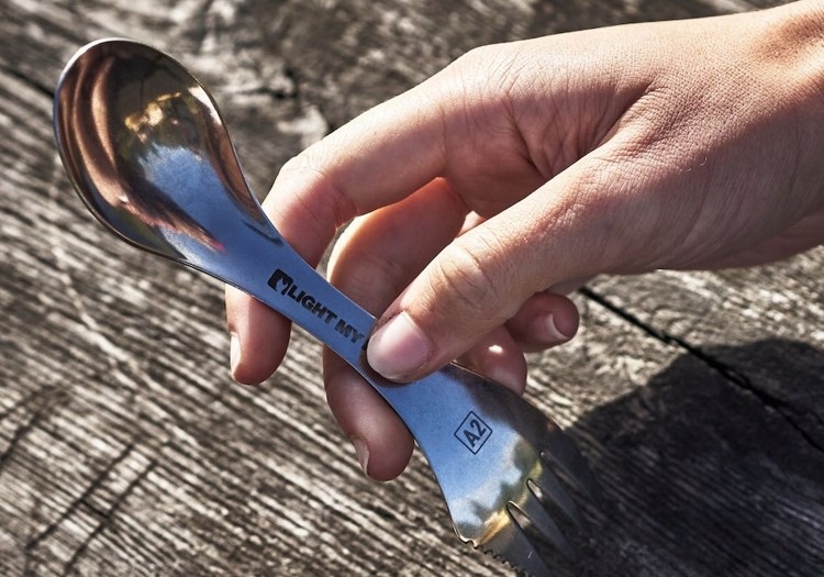 Light My Fire Spork Stainless Steel Sztućce 3w1 Stal Nierdzewna 18/8