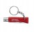Opinel 04 Nóż Brelok Składany Stal Inox Czerwony Drewno Grabu