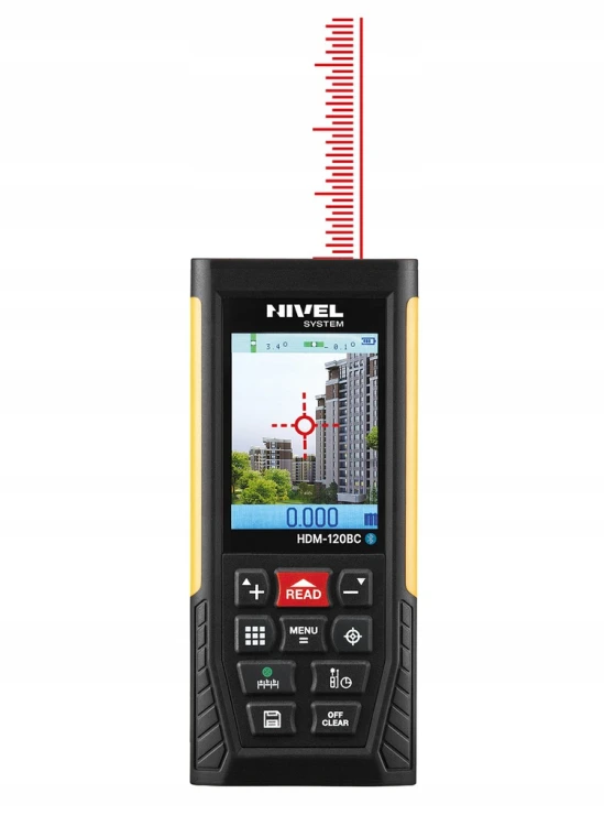 Nivel System Hdm-120bc Dalmierz Laserowy 120m Kamera Bluetooth USB Ip54