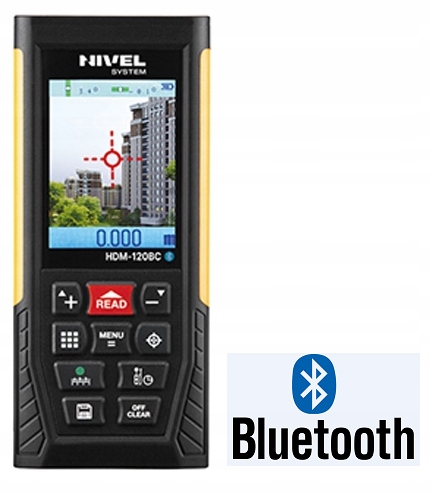 Nivel System Hdm-120bc Dalmierz Laserowy 120m Kamera Bluetooth USB Ip54