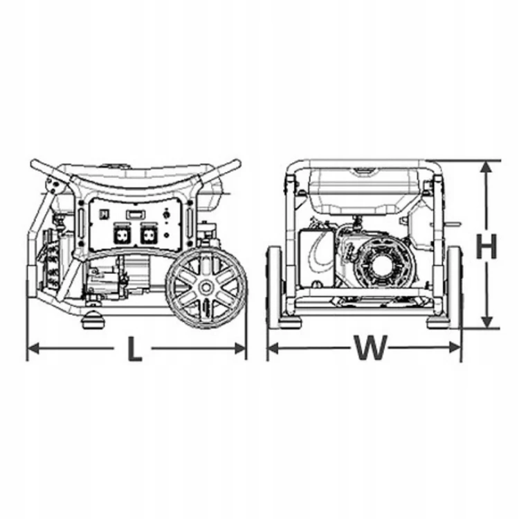 Pramac Wx 6250 Es Agregat Prądotwórczy 6100w 400v 230v Avr 3-fazowy