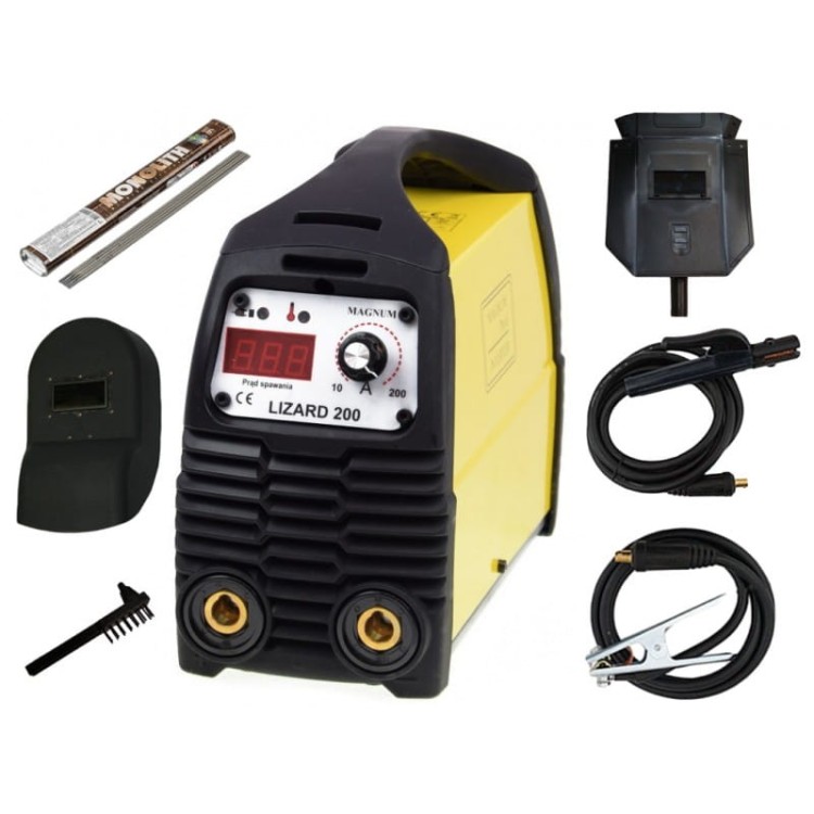 Magnum Lizard 200 II spawarka +elektrody + maska