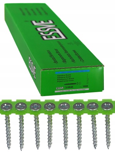 Wkręty do drewna stali na taśmie essve 3,9x40mm
