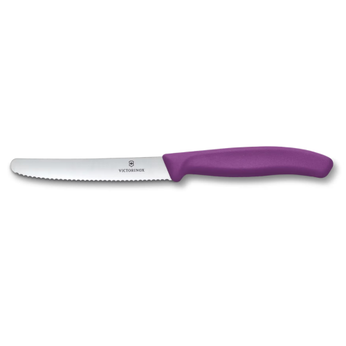 Victorinox Swiss Classic Nóż Do Pomidorów Ząbkowany 11cm Fioletowy 6.7835.c1