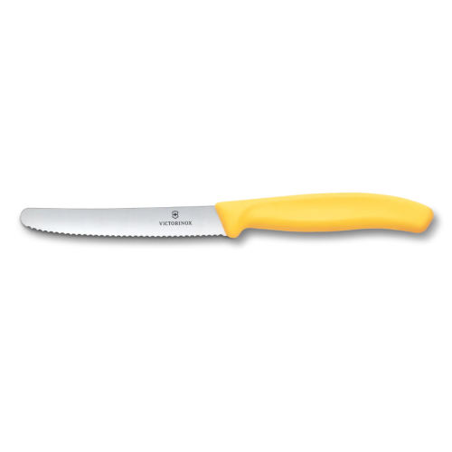 Victorinox Swiss Classic Nóż Do Pomidorów Ząbkowany 11cm Żółty 6.7838.c1