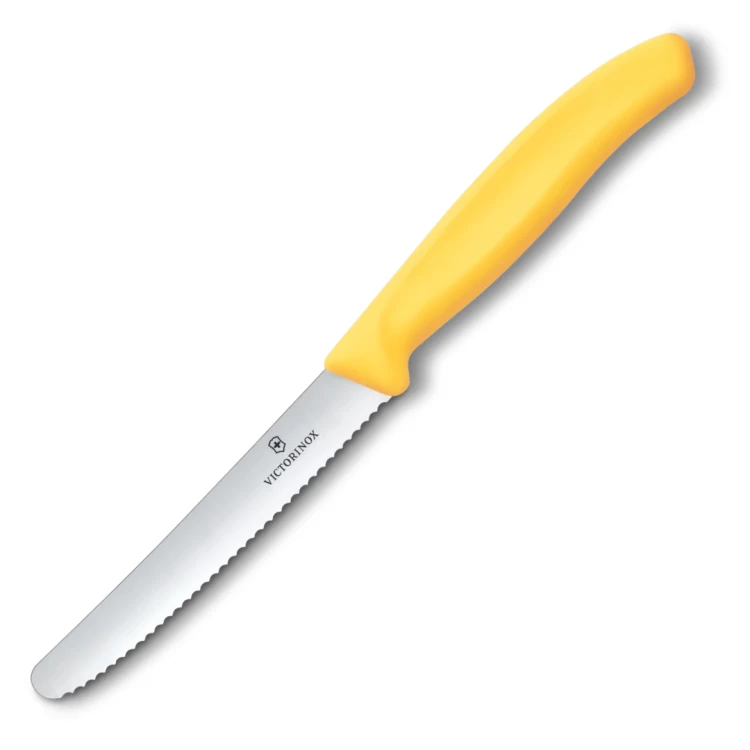 Victorinox Swiss Classic Nóż Do Pomidorów Ząbkowany 11cm Żółty 6.7838.c1