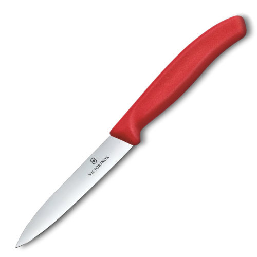 Victorinox Swiss Classic Nóż Do Warzyw Owoców 10cm Czerwony 6.7701.c1