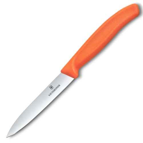 Victorinox Swiss Classic Nóż Do Warzyw I Owoców 10cm Pomarańczowy 6.7709.c1